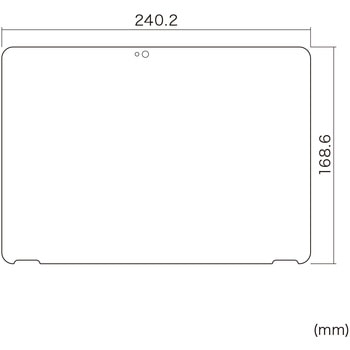 液晶保護指紋反射防止フィルム_東芝 dynabook K70、K2/X用_ブルーライトカット サンワサプライ