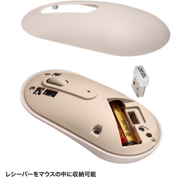ブルーLEDマウス_ワイヤレス_静音 サンワサプライ