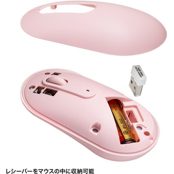 ブルーLEDマウス_ワイヤレス_静音 サンワサプライ
