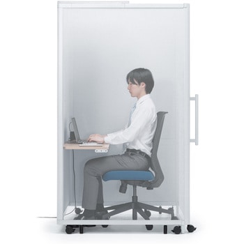 ワークブース_セミクローズ型 サンワサプライ
