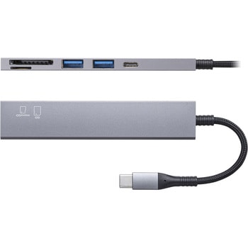 USBハブ_USB 5Gbps_カードリーダー付き サンワサプライ