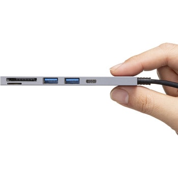 USBハブ_USB 5Gbps_カードリーダー付き サンワサプライ
