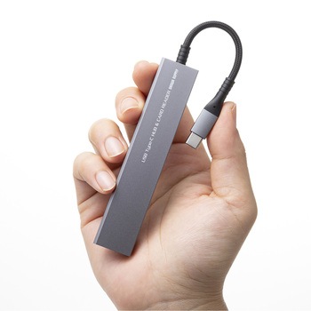 USBハブ_USB 5Gbps_カードリーダー付き サンワサプライ
