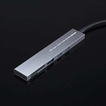 USBハブ_USB 5Gbps_カードリーダー付き サンワサプライ