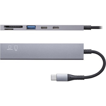 USBハブ_USB 5Gbps_カードリーダー付き サンワサプライ