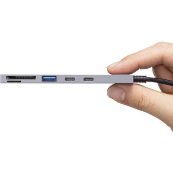 USBハブ_USB 5Gbps_カードリーダー付き サンワサプライ