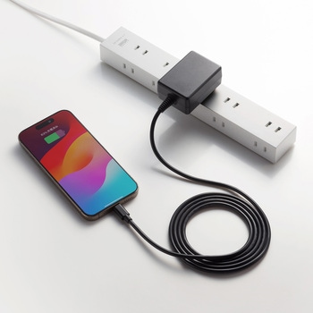 AC充電器_USB TypeC_ケーブル一体型 サンワサプライ