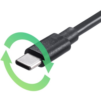 AC充電器_USB TypeC_ケーブル一体型 サンワサプライ