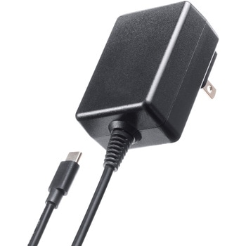 AC充電器_USB TypeC_ケーブル一体型 サンワサプライ