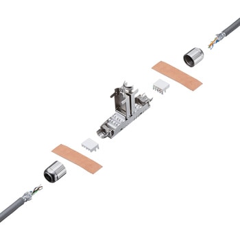 RJ-45用中継アダプタ_CAT6A_メタルタイプ サンワサプライ