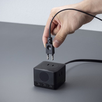 電源タップ_USB急速充電機能付き_GaN PD67W サンワサプライ