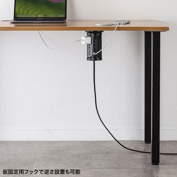 電源タップ_PD30W充電機能付き_タワー型 サンワサプライ