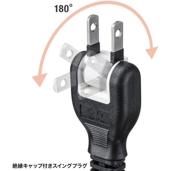 電源タップ_PD30W充電機能付き_タワー型 サンワサプライ