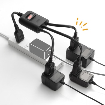 電源延長コード_一括集中スイッチ付き サンワサプライ