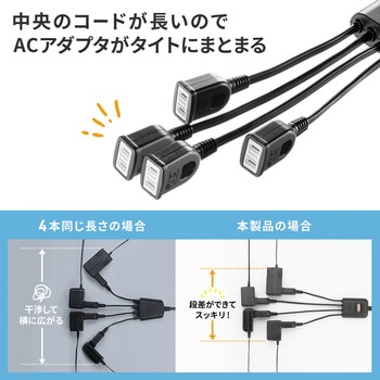 電源延長コード_一括集中スイッチ付き サンワサプライ