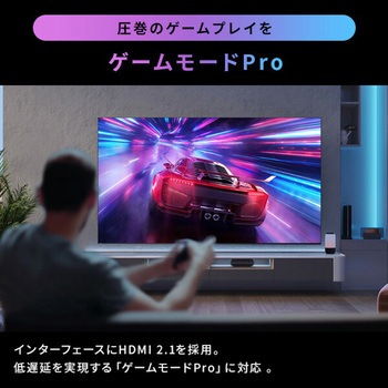 4K液晶テレビ 55V型 3年保証 ネット動画 Apple Airplay2/Anyview Cast 対応 Hisense(ハイセンス)