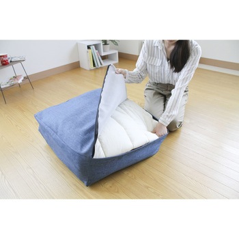 かけ布団がクッションになるふとん収納袋 サンベルム