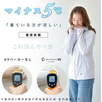 solshade 802 着るだけUVパーカー 大河商事