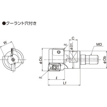 アンダーカッタ  モジュラーヘッドタイプ MUC DIJET(ダイジェット工業)