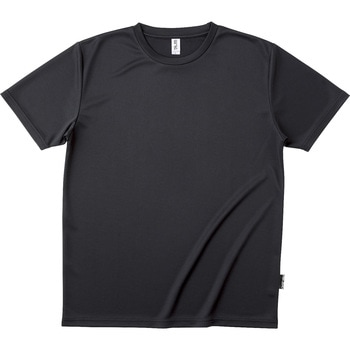 リサイクルポリエステルTシャツ ブラック XXL フェリック