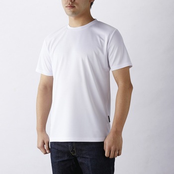 リサイクルポリエステルTシャツ ホワイト S フェリック
