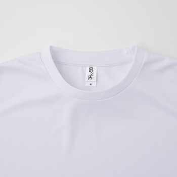 リサイクルポリエステルTシャツ ホワイト S フェリック