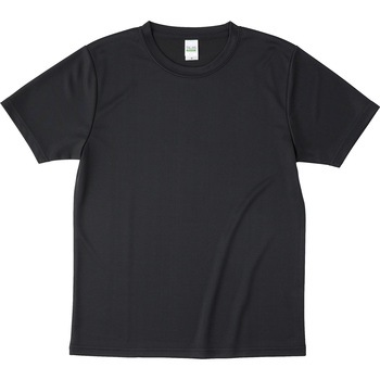 リサイクルポリエステルTシャツ ブラック XXL フェリック