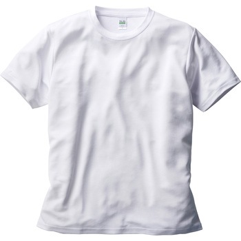 リサイクルポリエステルTシャツ ホワイト S フェリック
