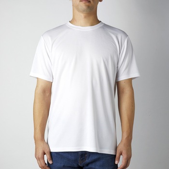 リサイクルポリエステルTシャツ ホワイト S フェリック