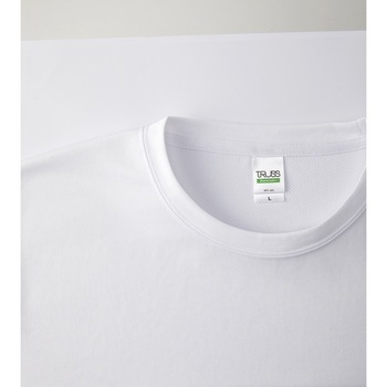 リサイクルポリエステルTシャツ ホワイト S フェリック