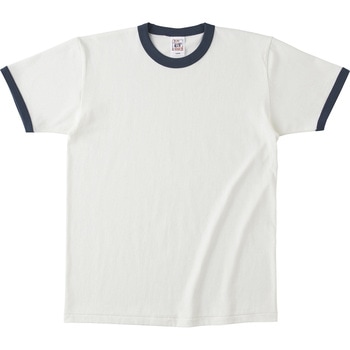 オープンエンド マックスウェイト リンガーTシャツ ナチュラル/デニム M フェリック