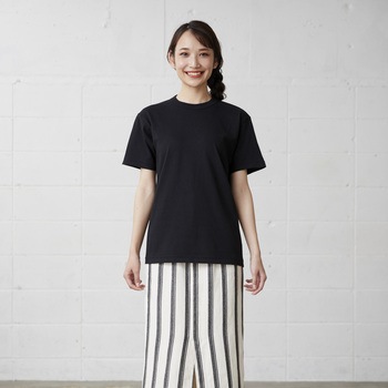 オープンエンド マックスウェイト バインダーネックTシャツ ナチュラル M フェリック
