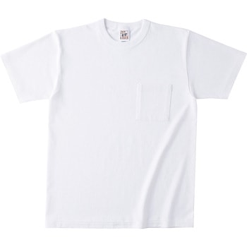 オープンエンド マックスウェイト バインダーネックポケットTシャツ ホワイト XXL フェリック