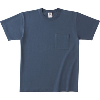 オープンエンド マックスウェイト バインダーネックポケットTシャツ デニム XL フェリック