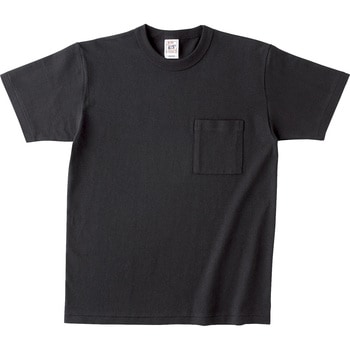 オープンエンド マックスウェイト バインダーネックポケットTシャツ スミクロ S フェリック
