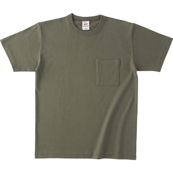 オープンエンド マックスウェイト バインダーネックポケットTシャツ アーミーグリーン M フェリック
