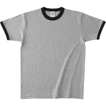 オープンエンド マックスウェイト リンガーTシャツ ヘザーグレー/スミクロ L フェリック