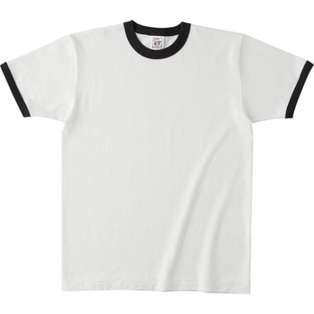 オープンエンド マックスウェイト リンガーTシャツ ナチュラル/スミクロ L フェリック