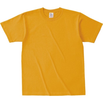 オープンエンド マックスウェイトTシャツ ゴールドイエロー S フェリック