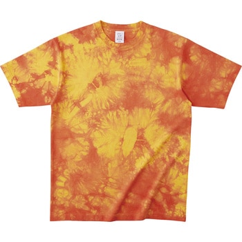 タイダイTシャツ オレンジ XL フェリック