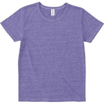 トライブレンドTシャツ ヘザーパープル S フェリック