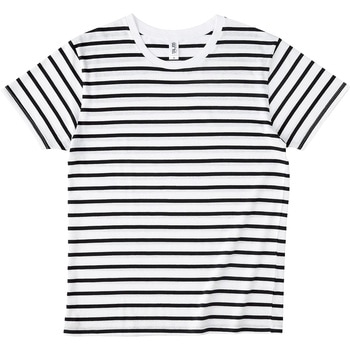 ナローボーダーTシャツ ホワイト/ブラック  XS フェリック