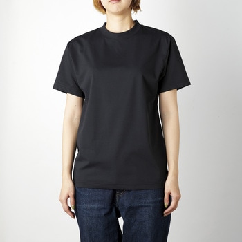 コットンライクドライTシャツ(リサイクルポリ50%) ブラック S フェリック