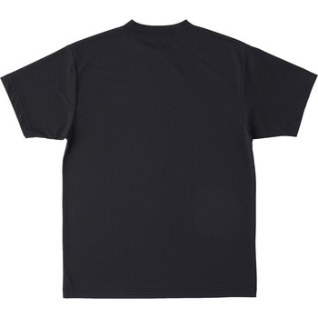 コットンライクドライTシャツ(リサイクルポリ50%) ブラック S フェリック