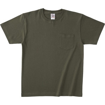 オープンエンド マックスウェイトポケットTシャツ アーミーグリーン S フェリック