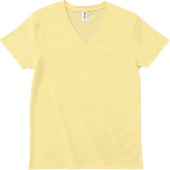 スリムフィットVネックTシャツ イエローヘーゼ XL フェリック