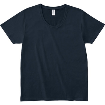 スリムフィットUネックTシャツ ネイビー XS フェリック