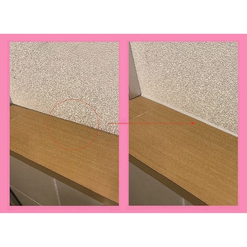 粘着付軟質隙間カバー 光モール