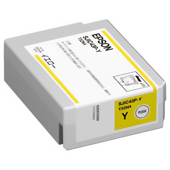 エプソン SJIC43P-Y ラベルプリンター用 インクカートリッジ(イエロー) EPSON