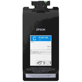 エプソン SC26C160 インクパック/シアン(1600ml) EPSON